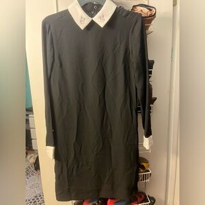 Victoria Beckham for Target Black Dress with White Collar